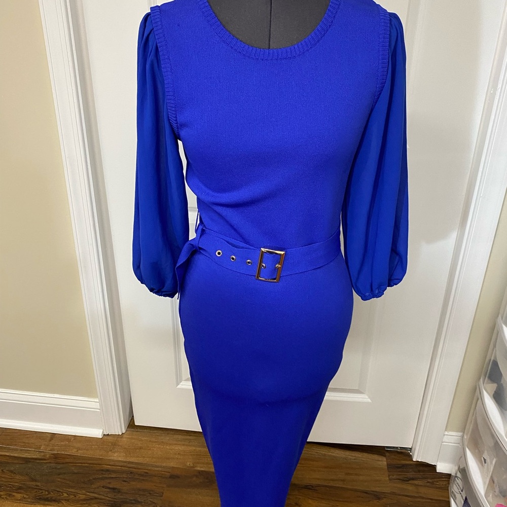 NY& C Elegant Blue Women's Dress
